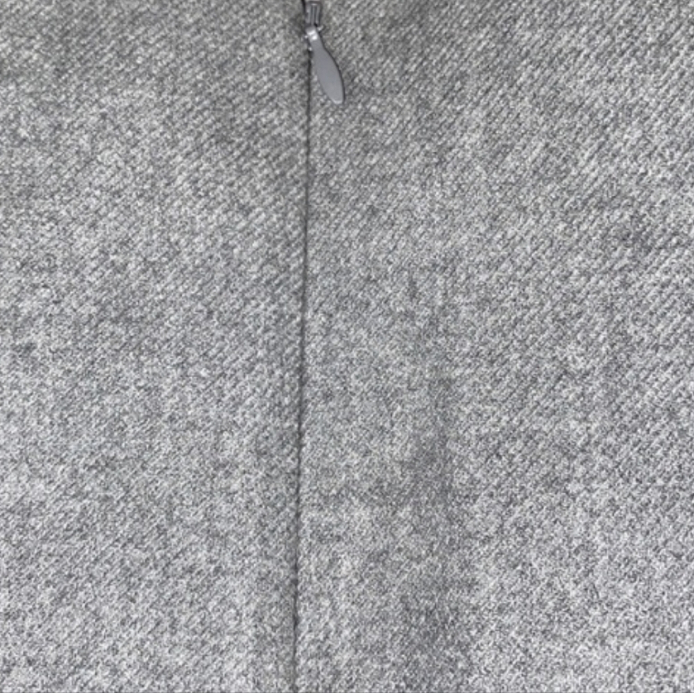 J.Crew Sleeveless Grey Wool A-Line Dress - Picture 3 of 5